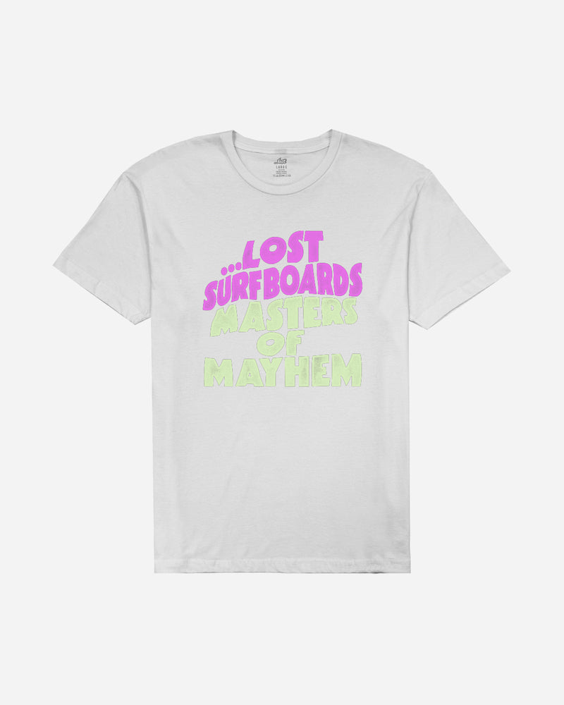 Lost Masters Of Mayhem Tee White