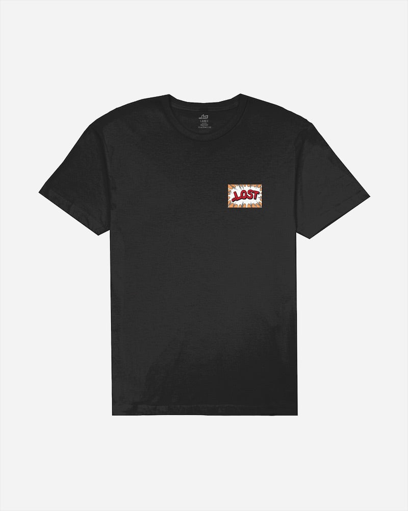Lost No Waves Tee Black