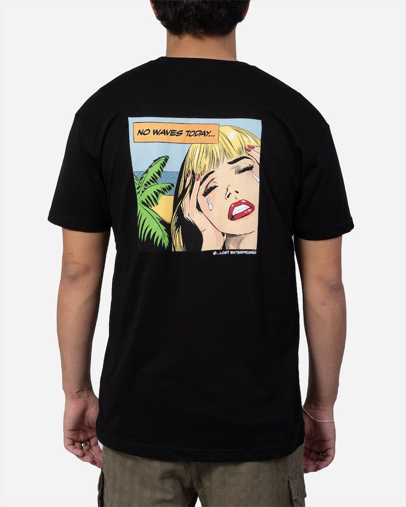 Lost No Waves Tee Black