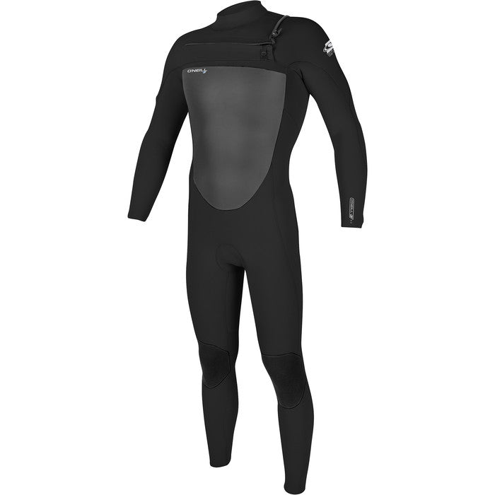 O'Neill Mens Epic 3/2 Chest Zip Summer Wetsuit -Black