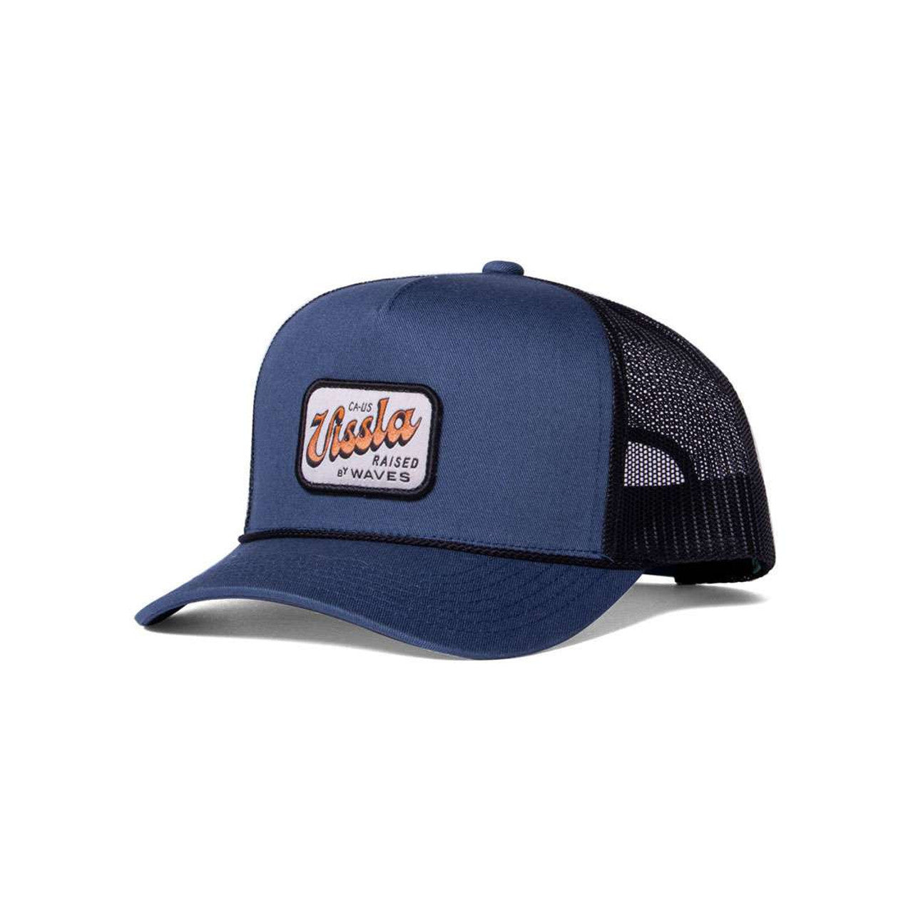 Vissla Soilid Eco Trucker Cap - Raised by Waves - Rectangle Patch