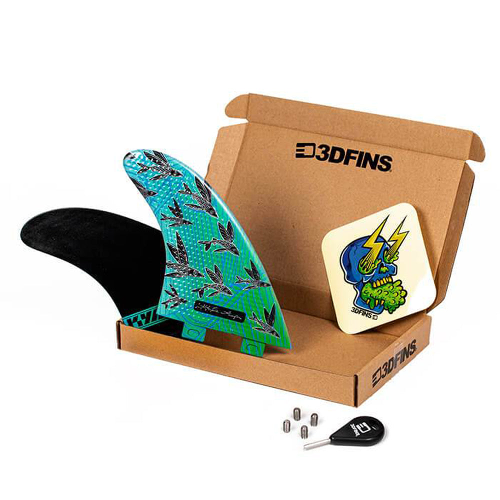 3D Fins - Akila Aipa Twin - Flying Fish (FCS1/Futures)