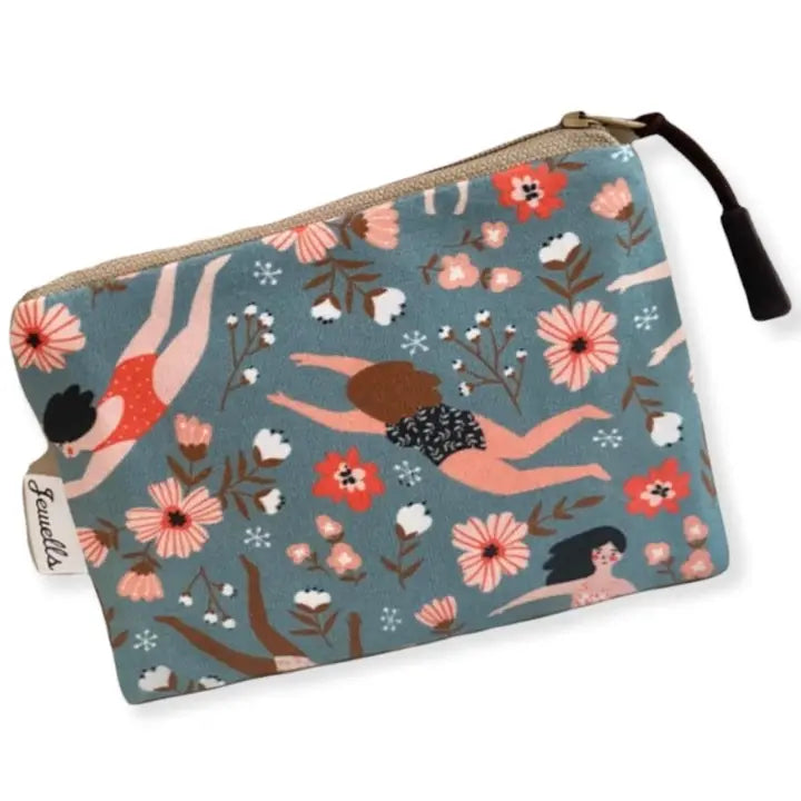 Jewlls Handmade Fabric Coin Purse Pouch Large