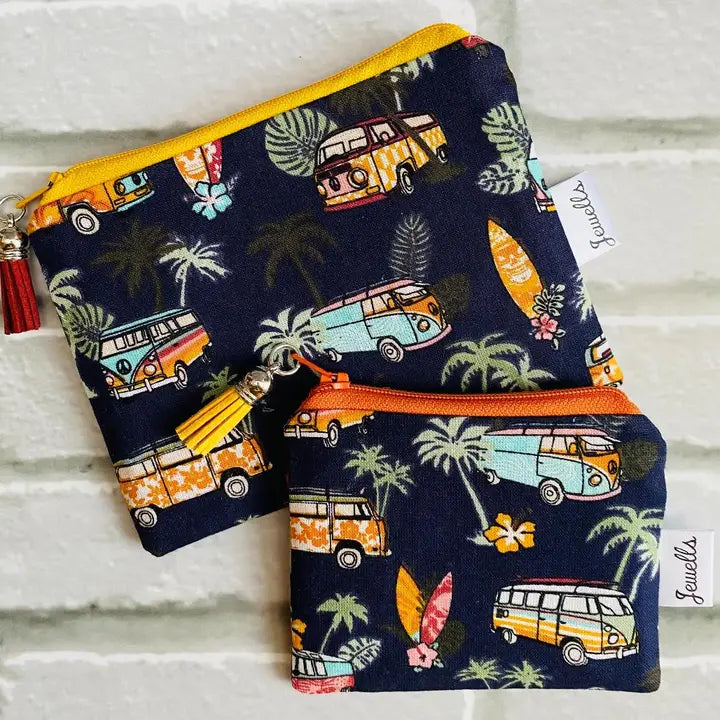 Jewlls Handmade Fabric Coin Purse Pouch Large