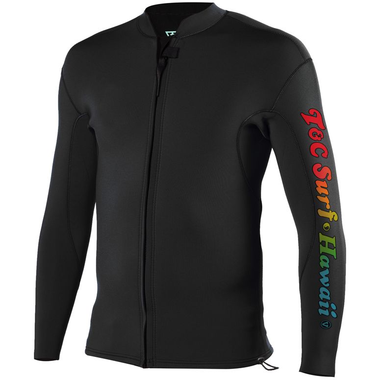 Vissla T&C 2mm Front Zip wetsuit Jacket - phantom