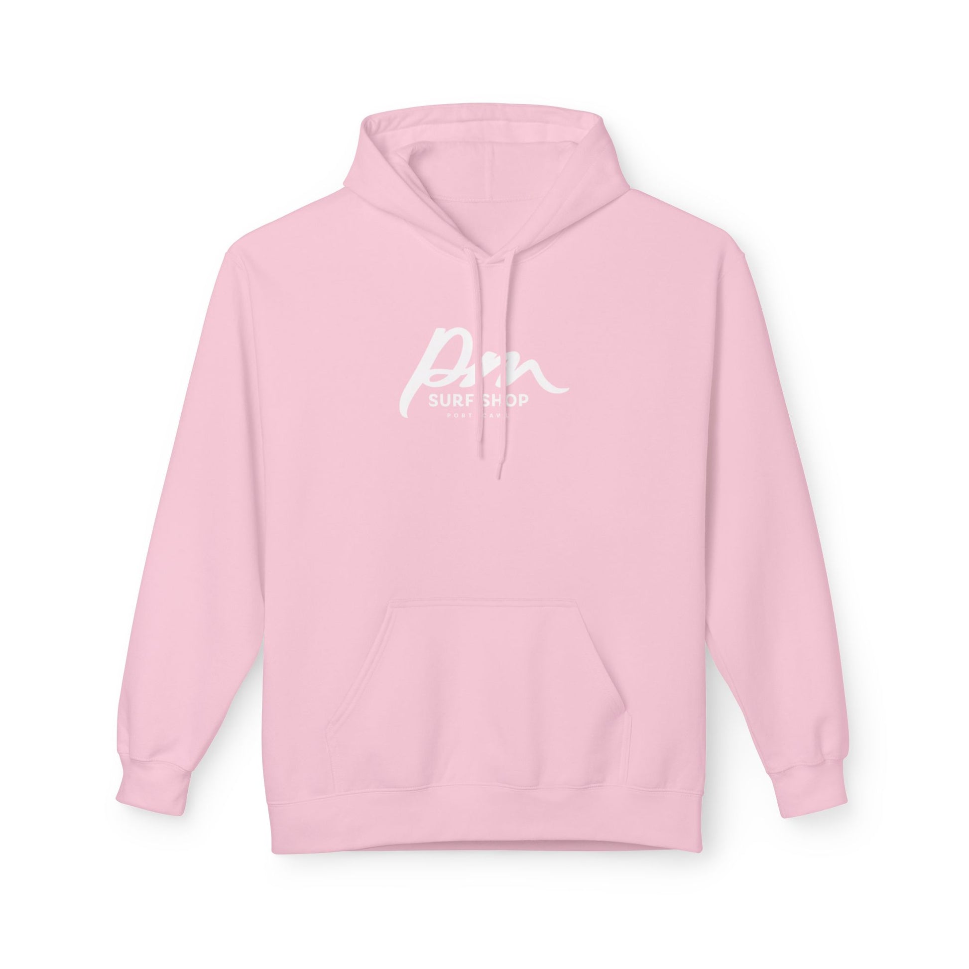 Porthcawl Marine Logo - Light Pink Ladies Fleece Hoodie
