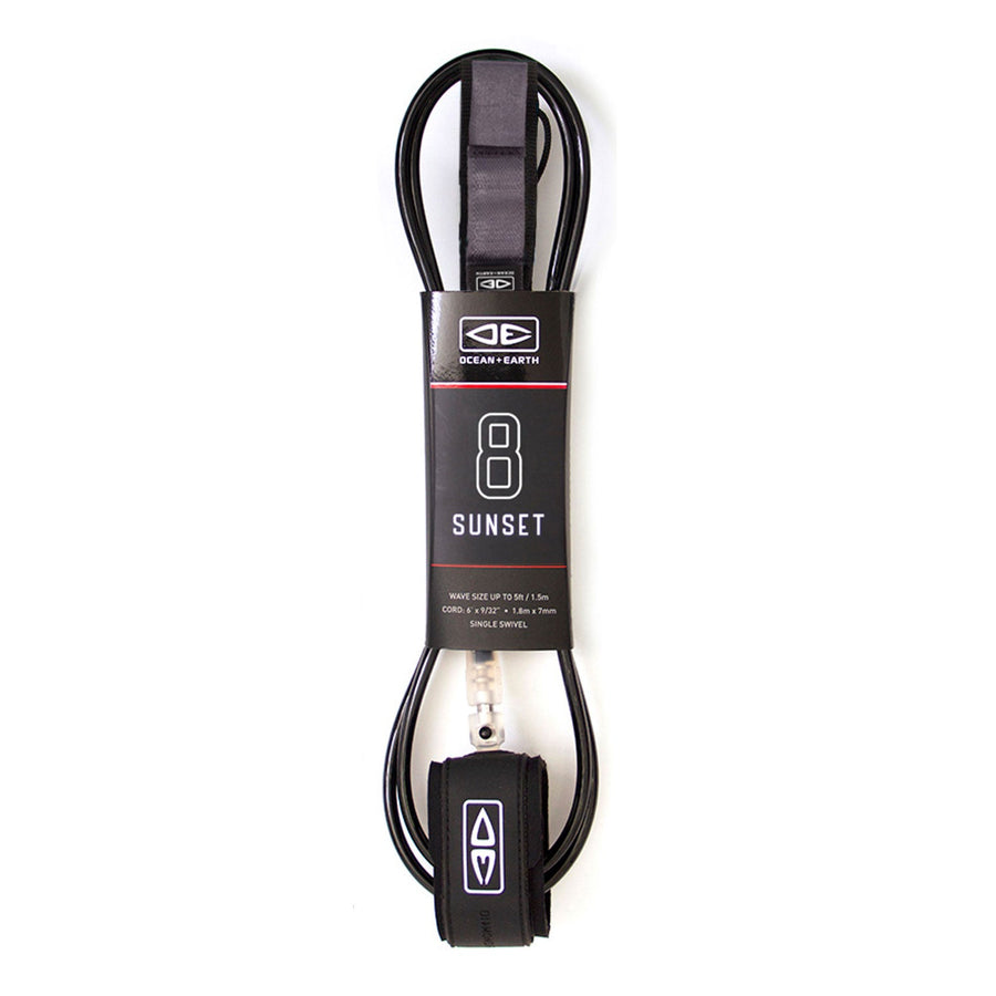 Ocean and earth diamond flex sunset 8ft leash