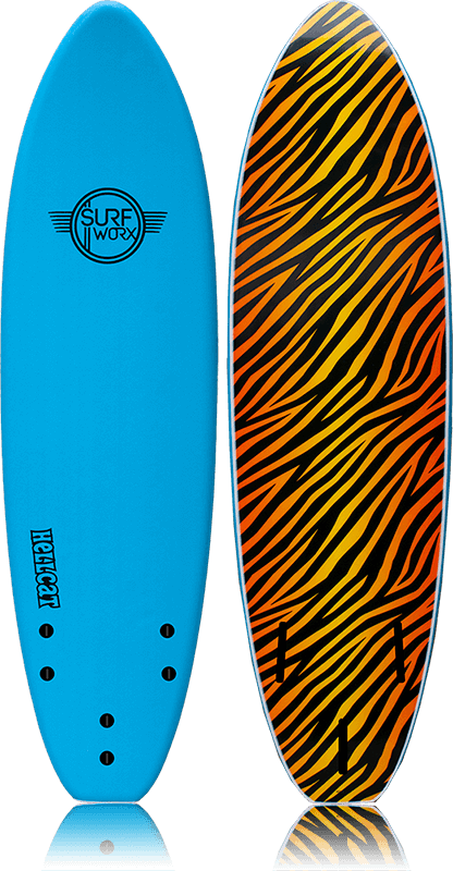 Surfworx Foamie Hellcat Light blue 7'0"