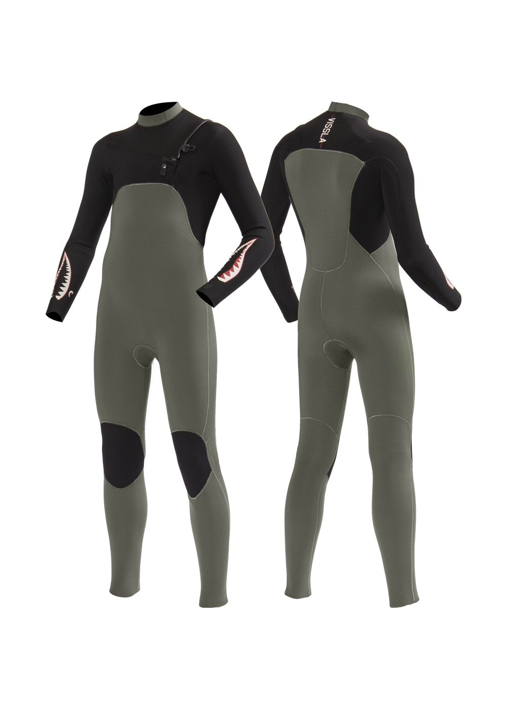 Vissla 7 Seas Boys 4-3 Warbird Full Chest Zip