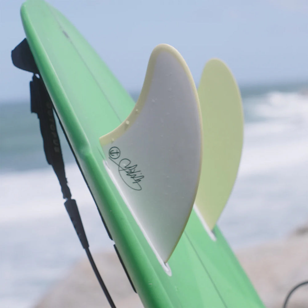 Mikey February Twin Keel - White (Futures) Twin Fins