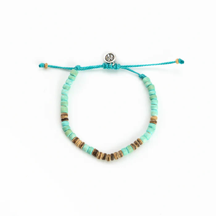 Pineapple Island Bracelet- coconut wood