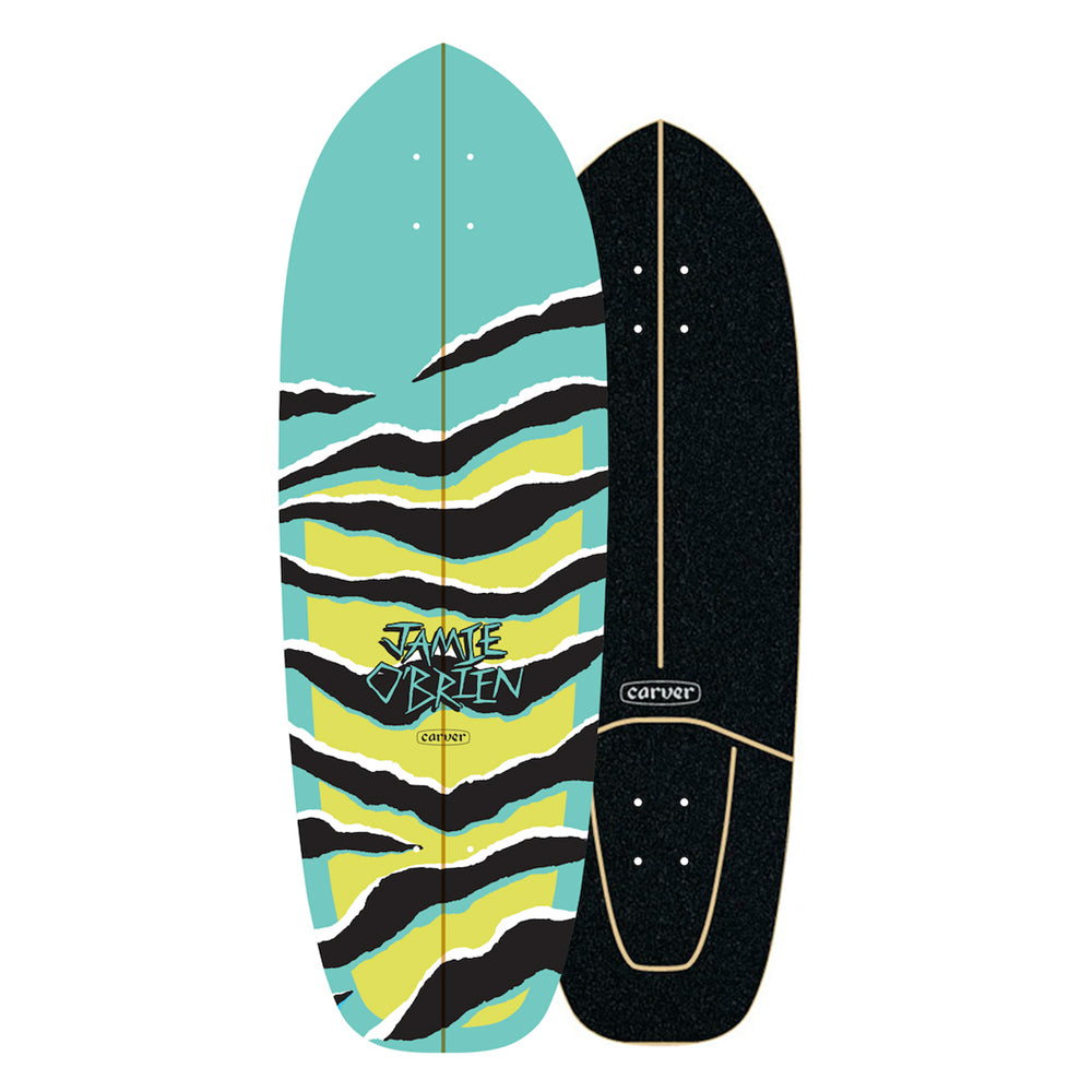 Carver 31" JOB Aqua Tiger - Deck Only Surfskate