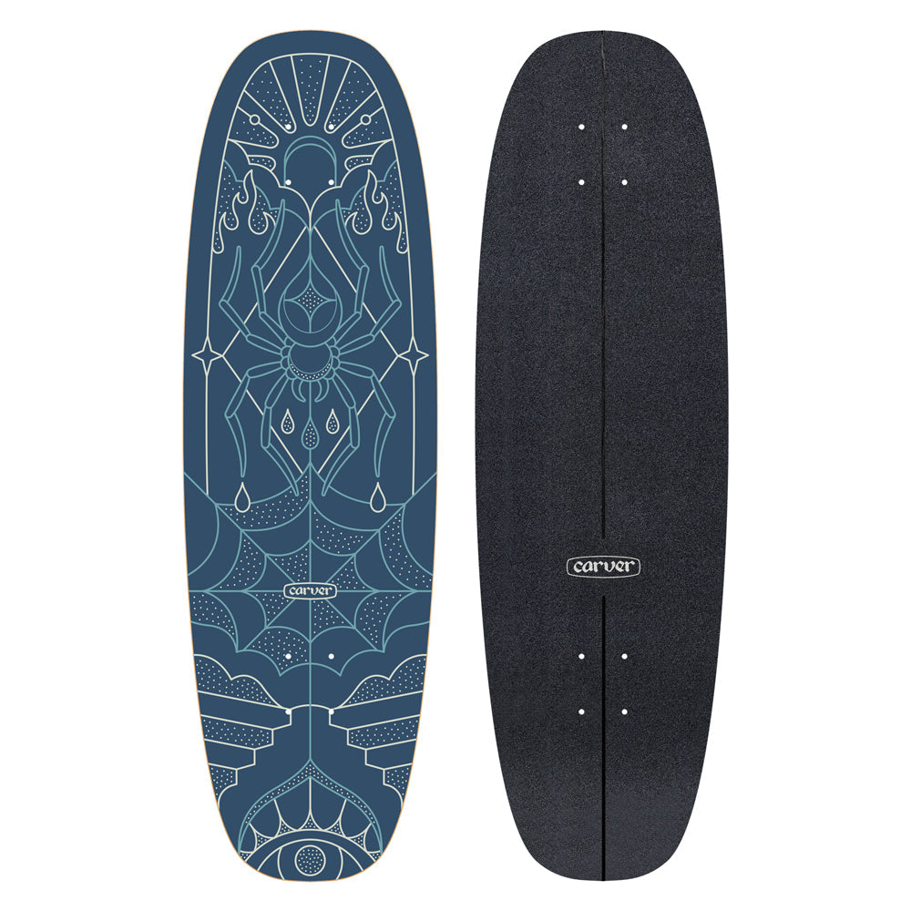 Carver 33" Blue Widow - Deck Only Surfskate