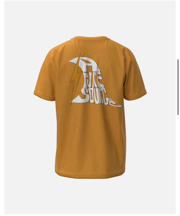 lightning bolt shirt-sunflower