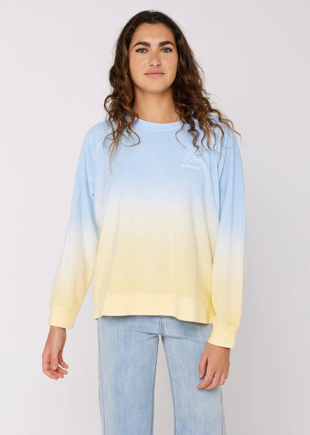 SISSTR LUIZA CREW FLEECE-SUNNARY-SMALL
