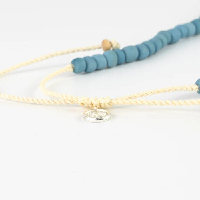 Pineeapple Isalnd Necklace-blueglass