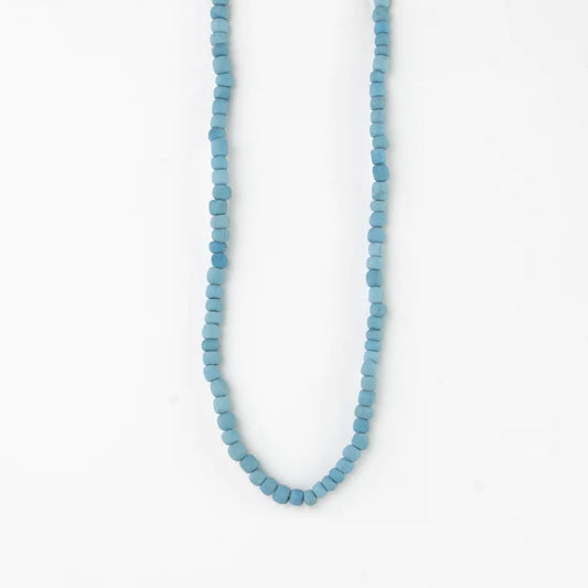 Pineeapple Isalnd Necklace-blueglass