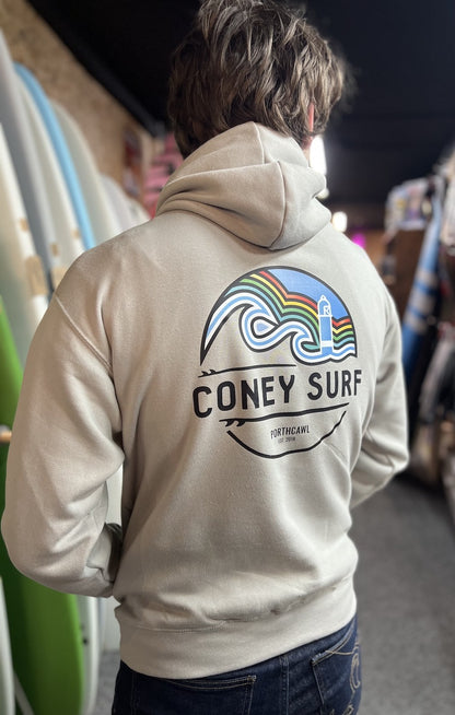 Coney Surf Hoody - Misty Grey