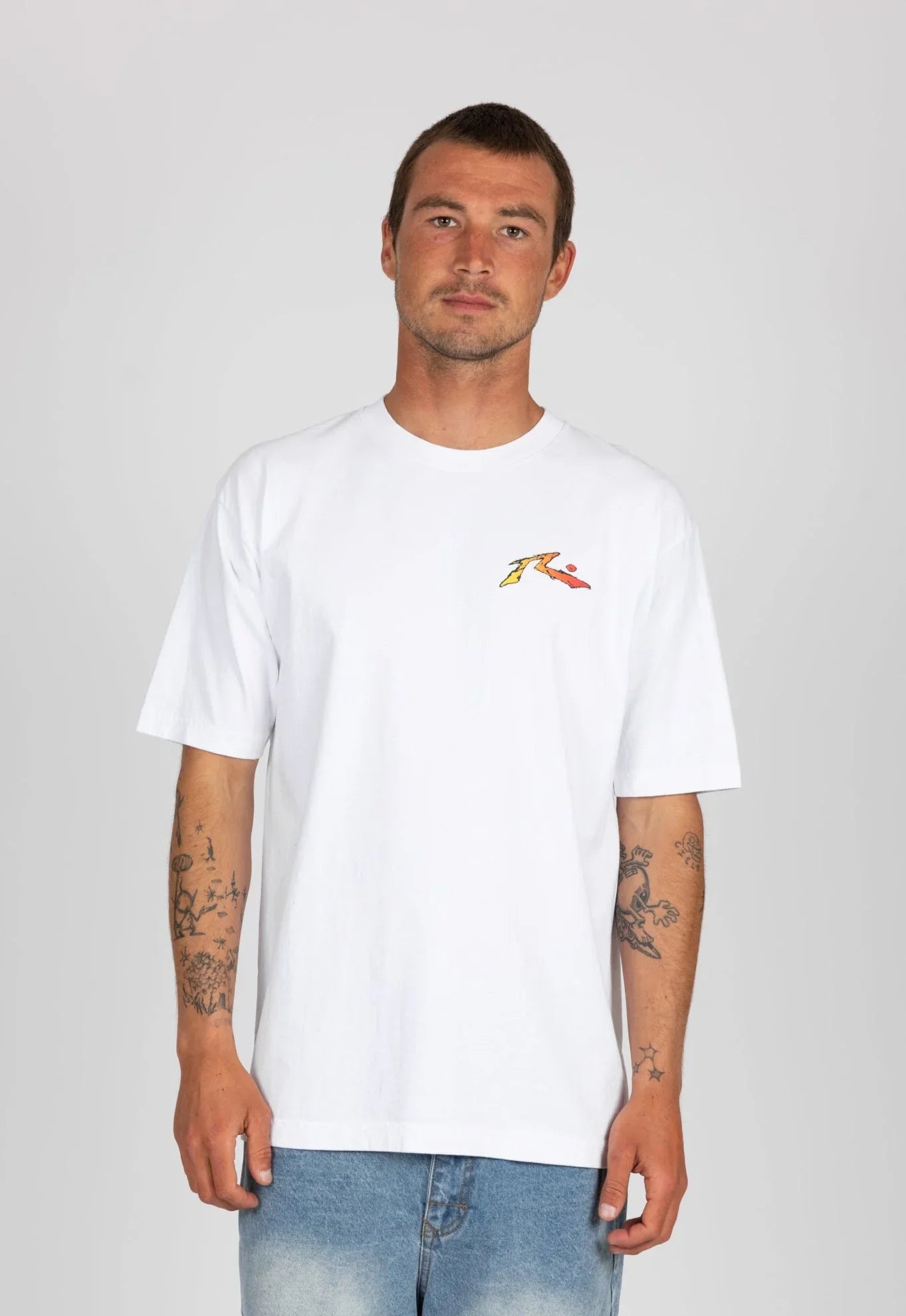 Rusty splinter short sleeve tee White
