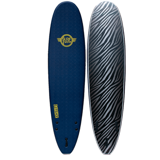 Surfworx Foamie - Banshee Mini Mal Soft board – Midnight Blue – 8ft