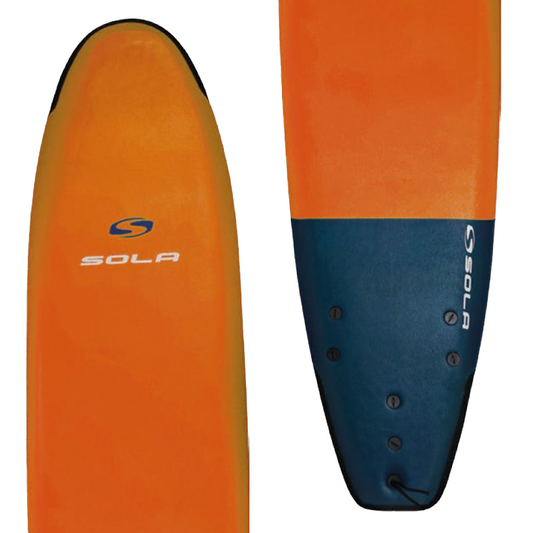Sola 7ft Soft board - Orange / Navy