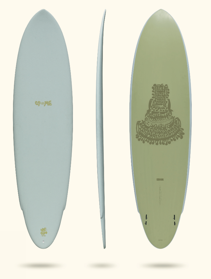 CRIME Surfboards - Zephyr Ando X NP-jr 7'0" - Seafoam