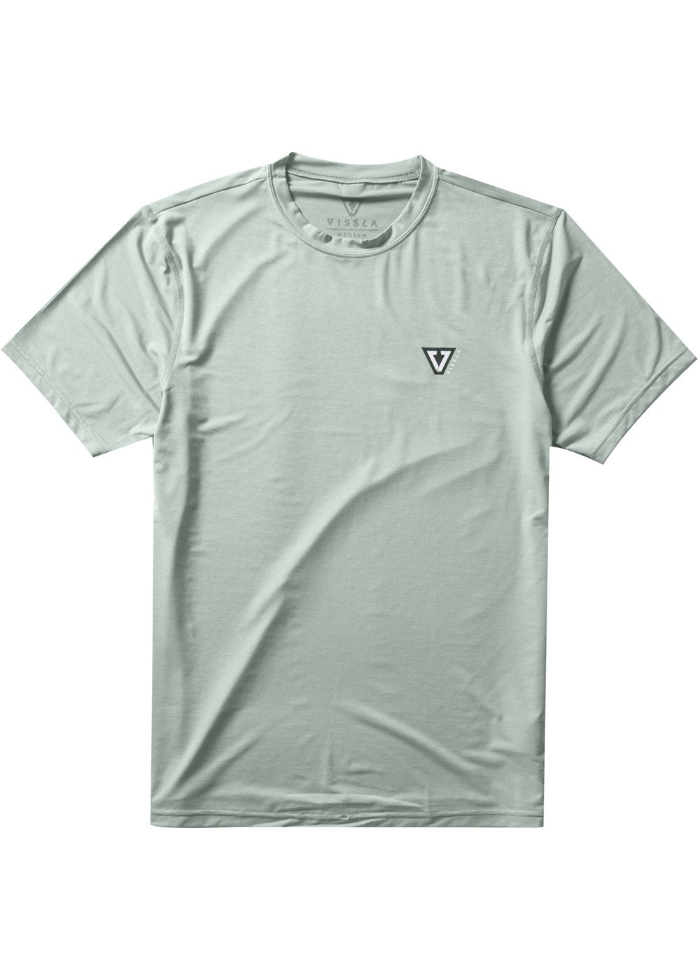 Vissla Twisted Eco S/S Lycra- Sea Green Heather