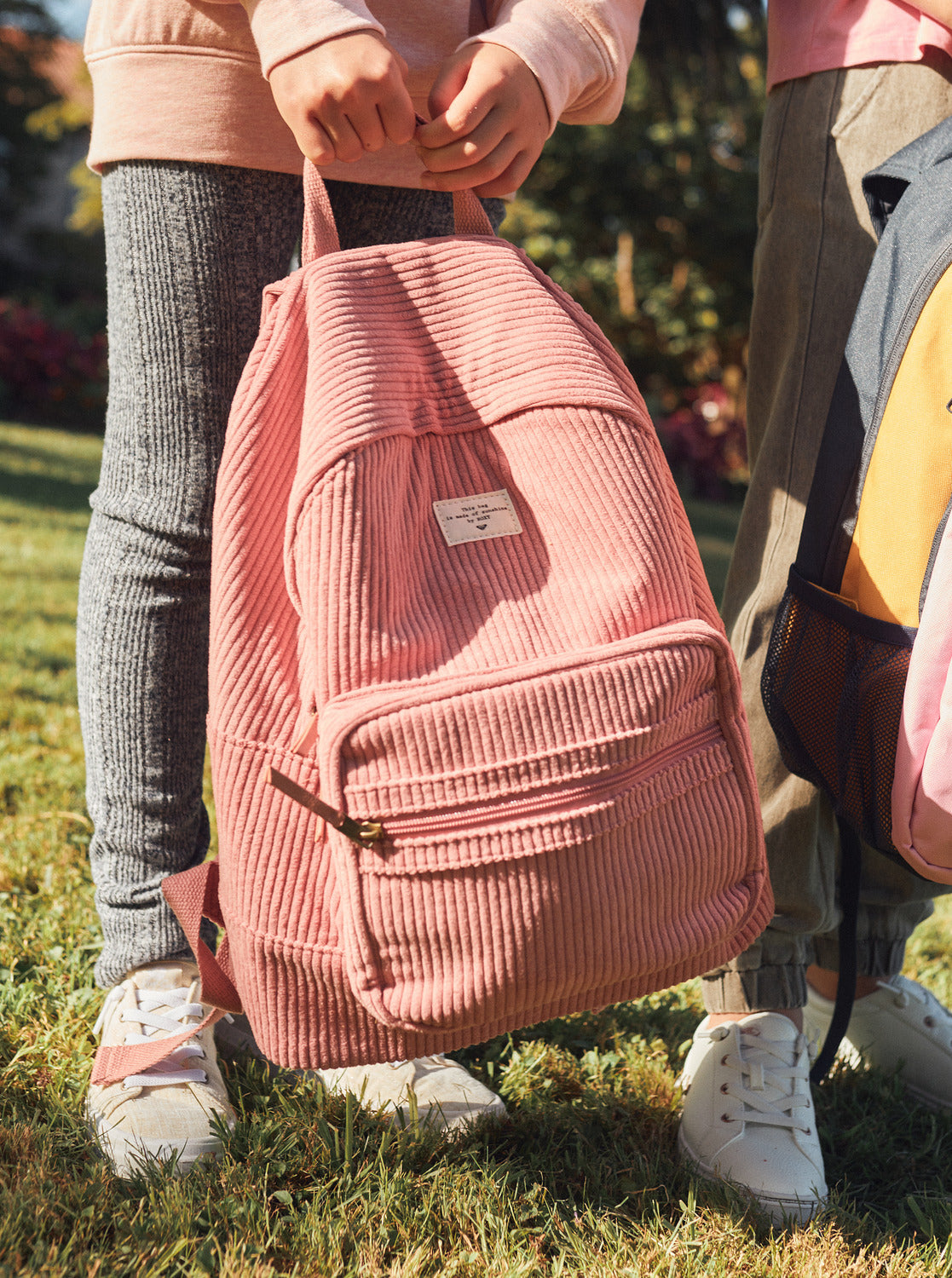 Cosy Nature - Medium Corduroy Backpack for Women