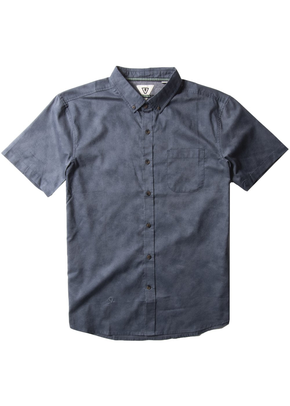 VIssla Center Line Eco Ss Shirt / dark denim