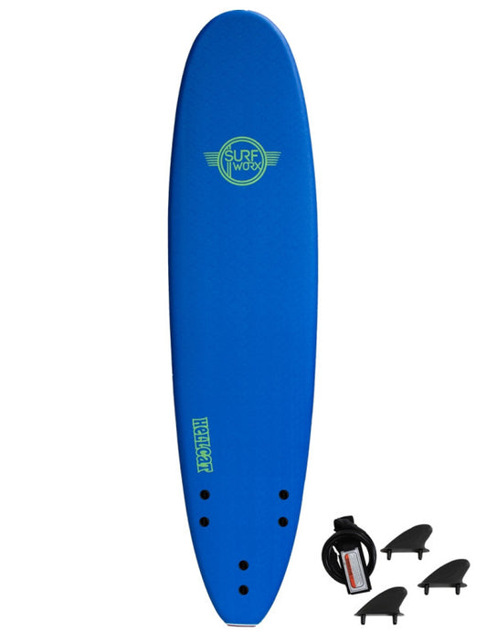 Surfworx Hellcat Mini Mal soft surfboard 7ft 6