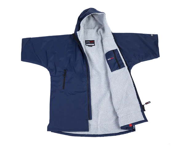 Dryrobe Advanced KIDS Short Sleeve - Navy Grey