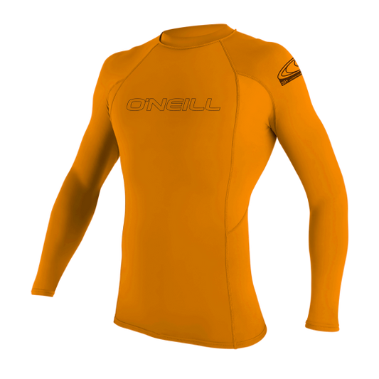 O'Neill youth basic skins L/S sun shirt - Orange blaze