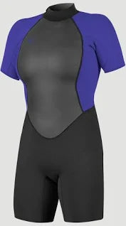 Oneill Reactor 3mm / 2mm Womens shortie - BLACK/PURPLE