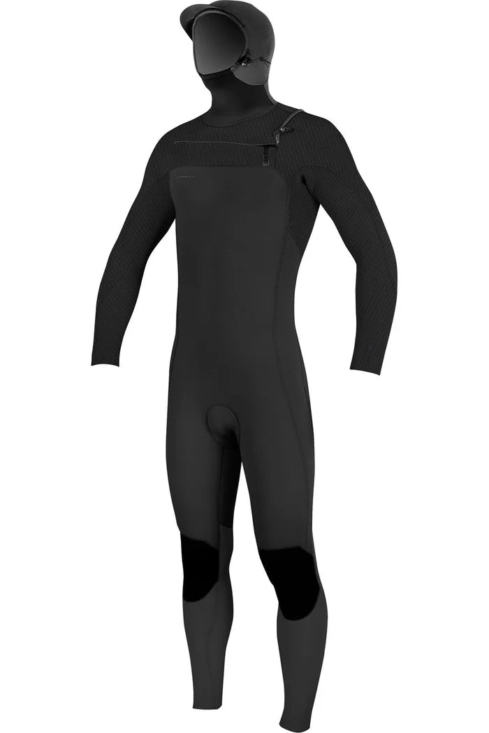 O'Neill Youth Hyperfreak 5/4 Chest Zip With Hood