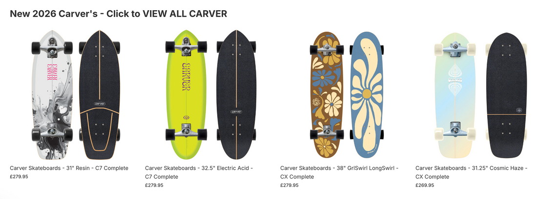 CARVER 2026 - NEW MODELS!
