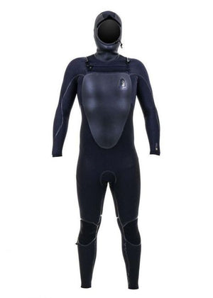 O'Neill Mens Mutant Legend 5/4 FZ Hooded Wetsuit - Black