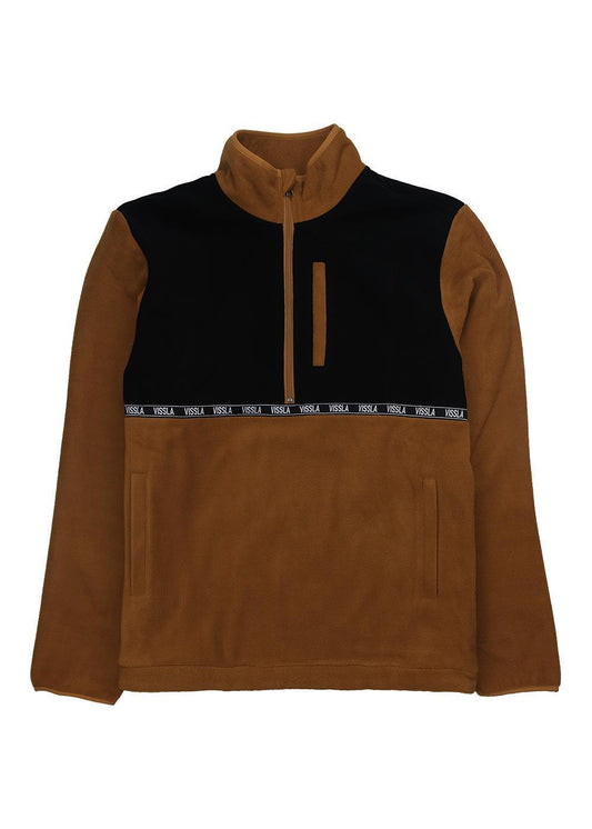 Vissla Hike Eco Polar Fleece-Rust