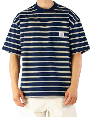Rusty Inspectah Deck short sleeve Heavy tee, Navy Blue
