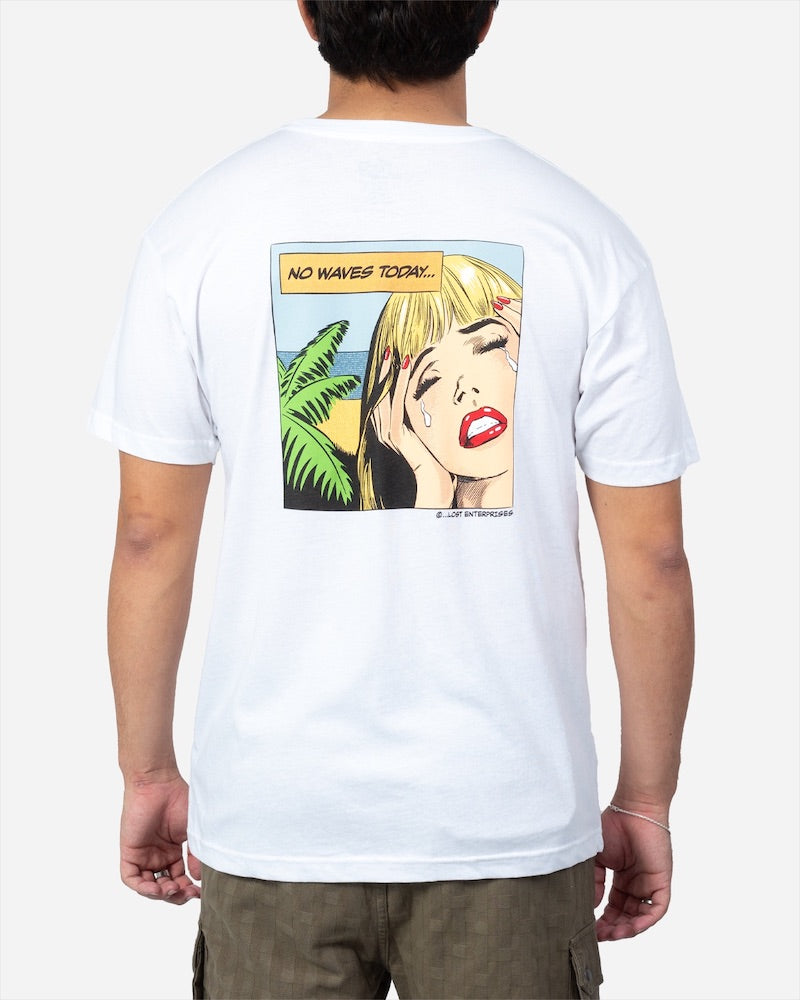 Lost No Waves Tee White