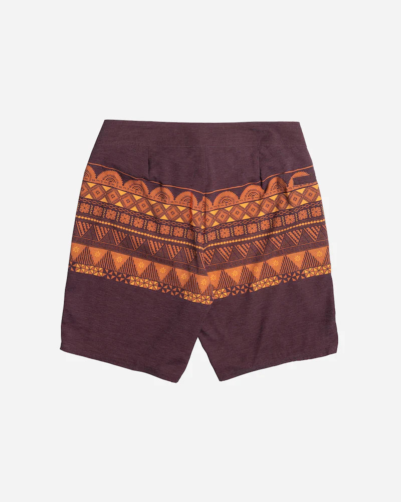 LOST boardshorts GEO STRIPE DARK BROWN