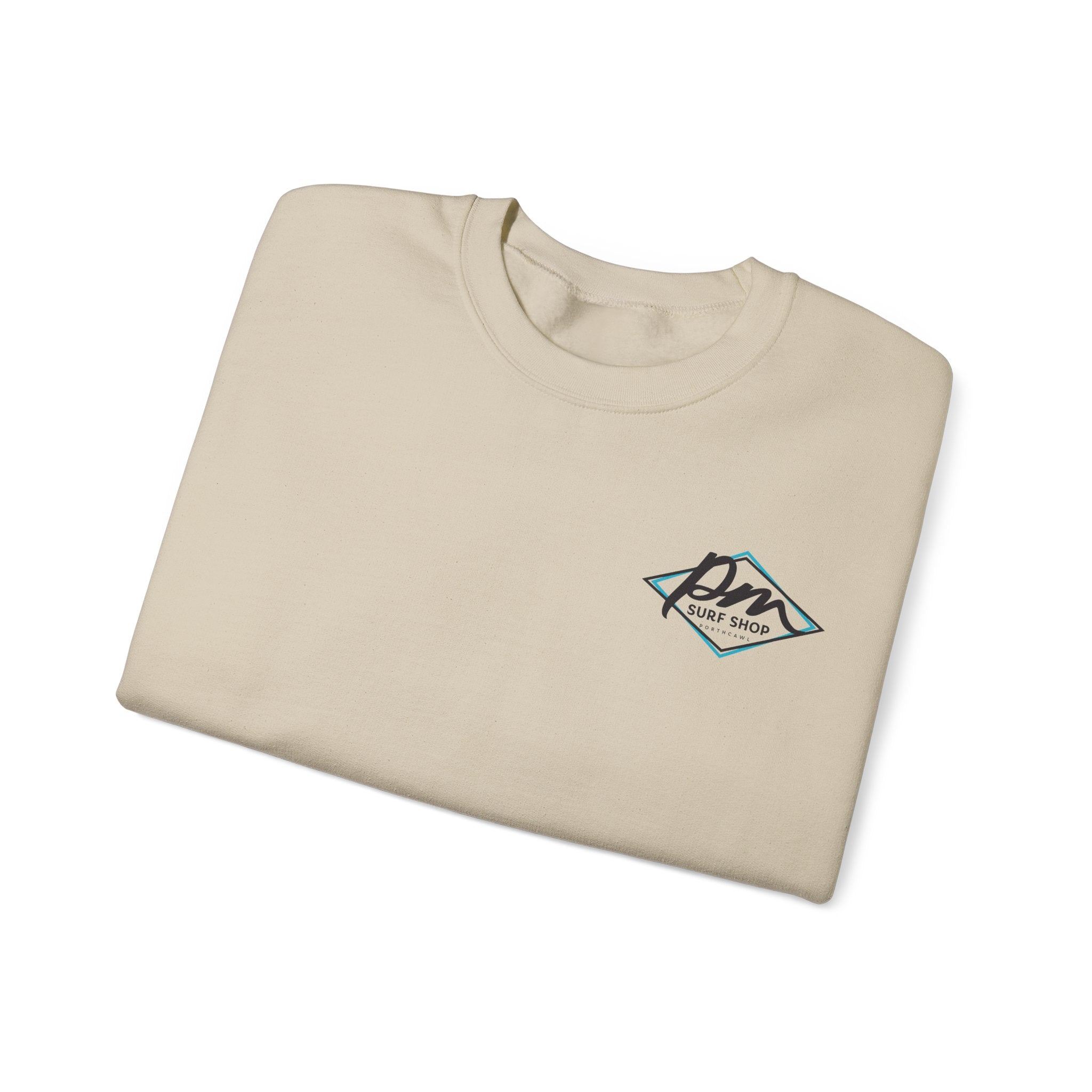 Porthcawl Marine Diamond Logo - Sand Crewneck Sweatshirt