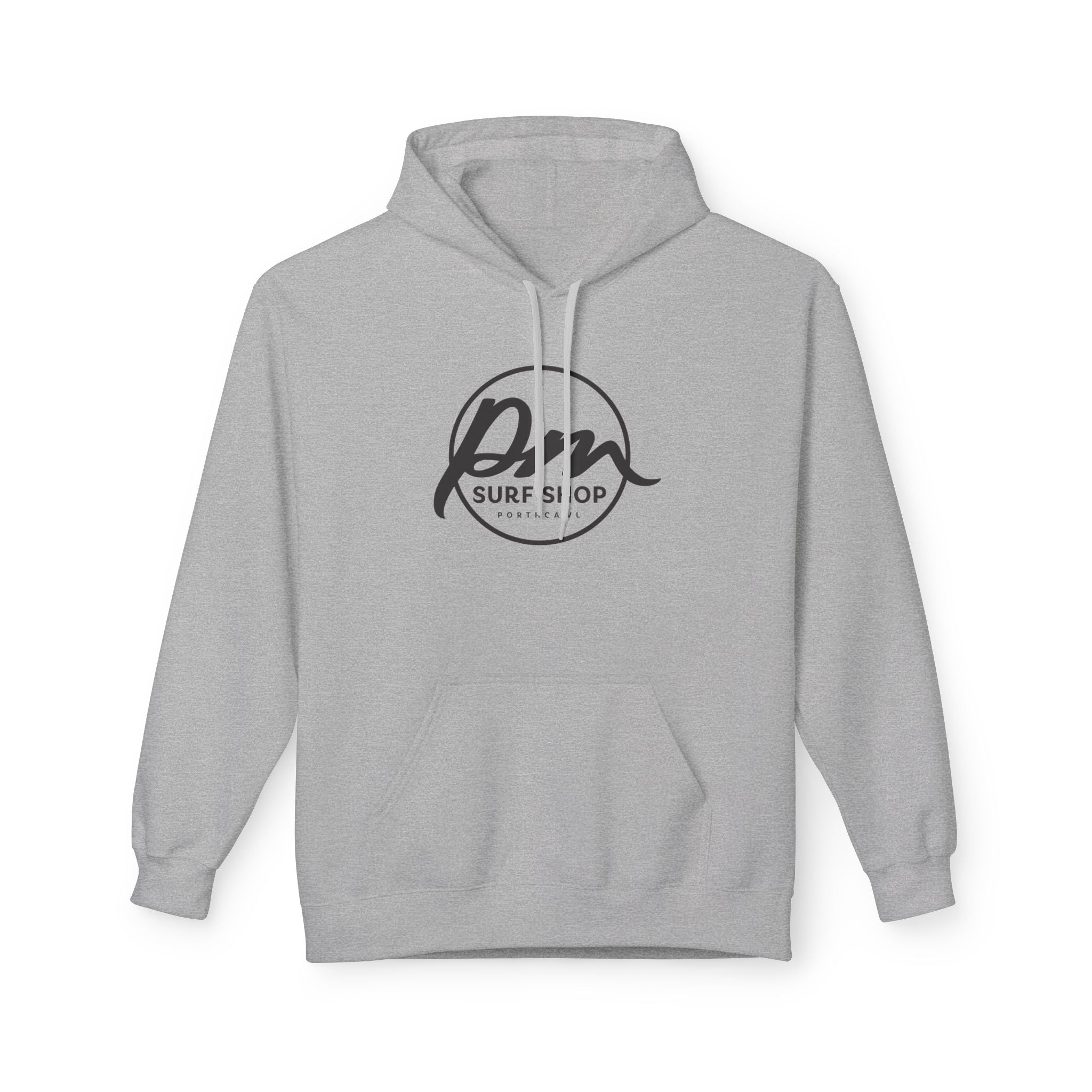 Porthcawl Marine Round Logo - Sport Grey Hoodie