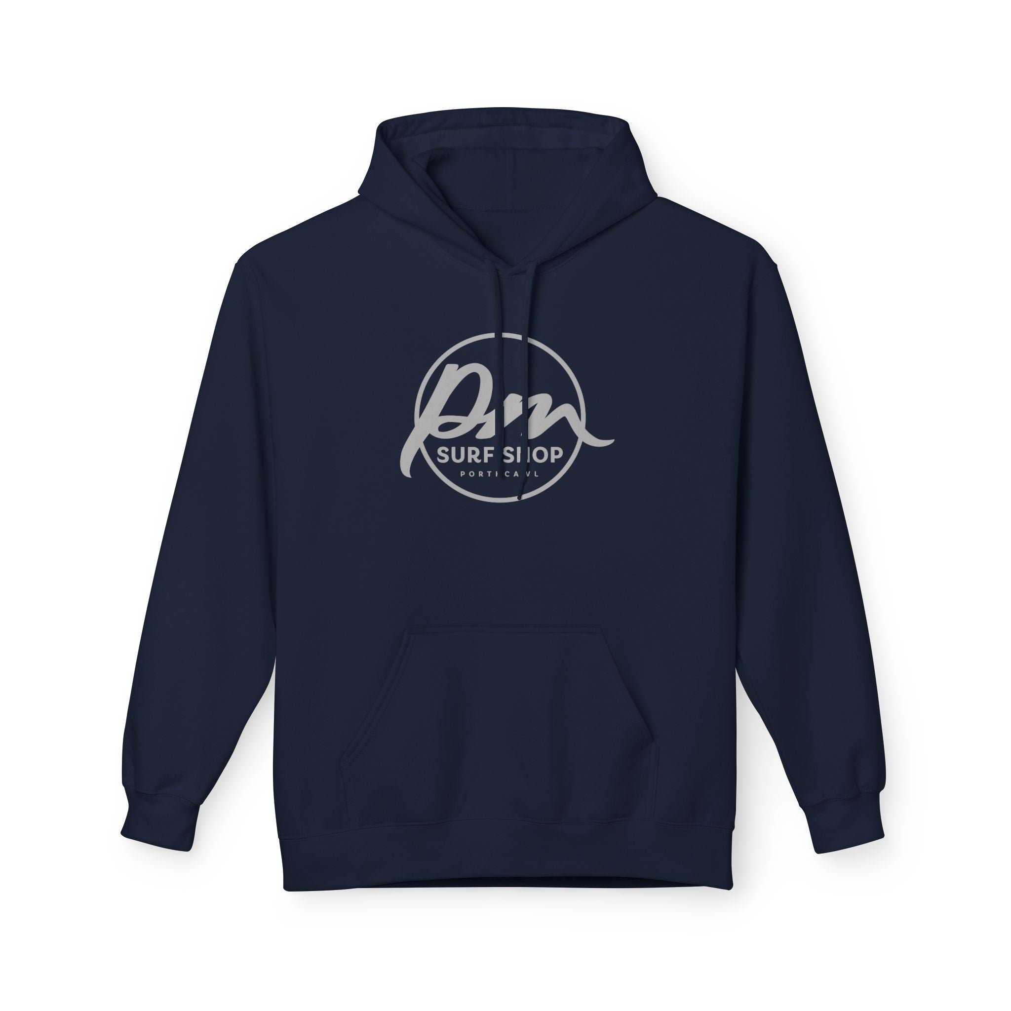 Porthcawl Marine Round Logo - Navy Hoodie
