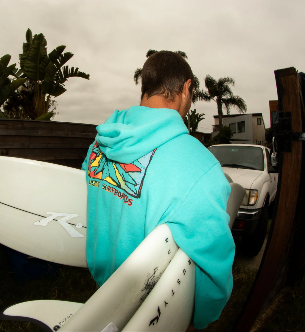 Rusty Splinter Hooded pull over Ipanema