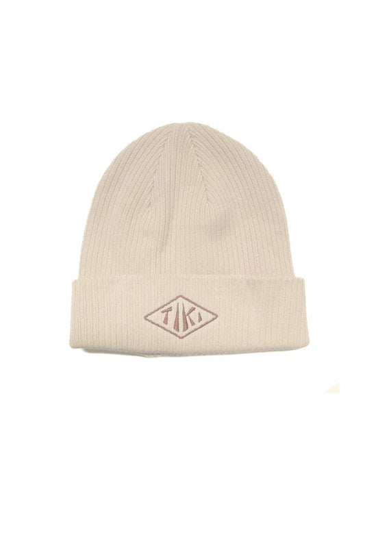 Tiki Diamond Knit Beanie Sand