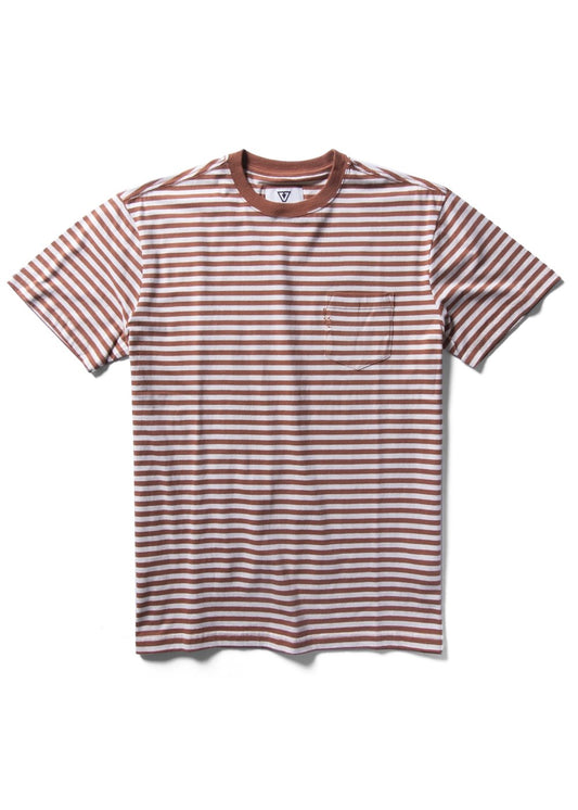 Vissla Derrick Disney Stripe Eco Pocket Tee - Terrracotta