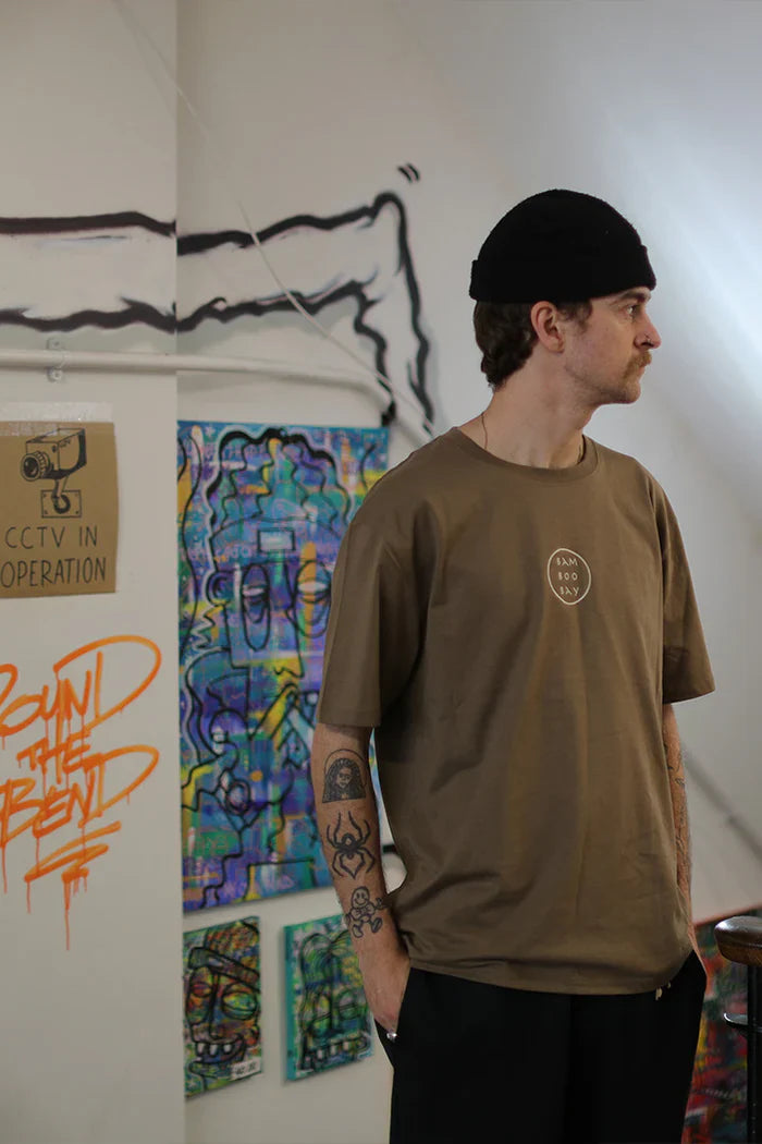 BamBooBay Circular T-Shirt Faded Brown