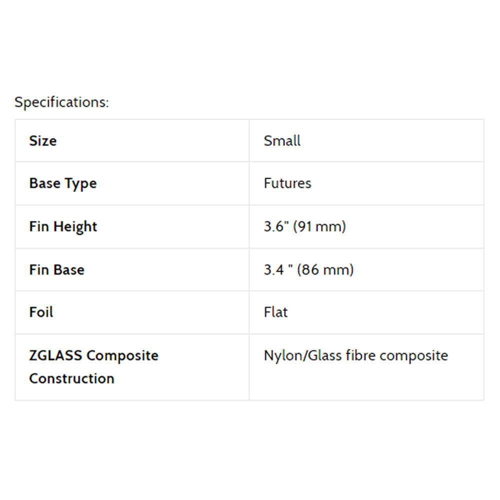 3D Fins - Rip Spit Side Bites - Small - Split Mono (Futures)
