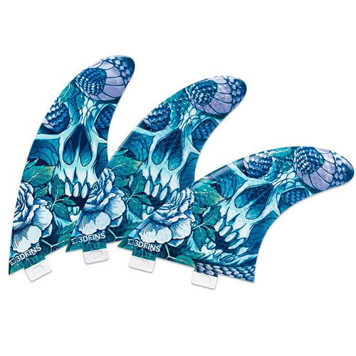 3D Fins - All Rounder Thruster - Large - Snake Pit (FCS1/Futures)