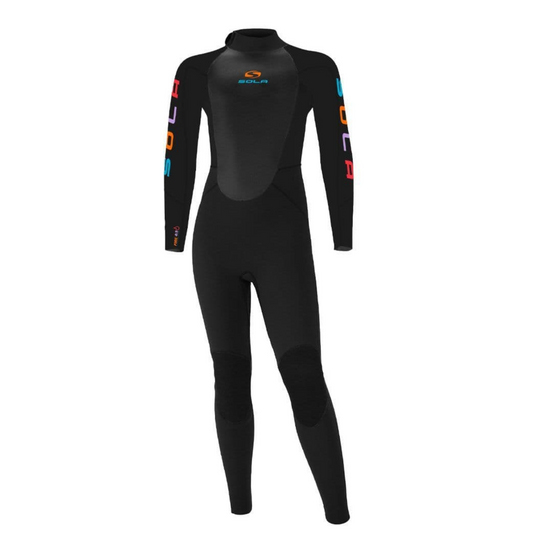 SOLA Pheonix 4mm / 3mm GBS BZ DL Chest - Kids Wetsuit NAVY